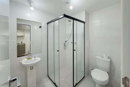 Studio para alugar com 19m², 1 quarto e sem vaga Studio para alugar com 19m², 1 quarto e sem vagaBanheiro