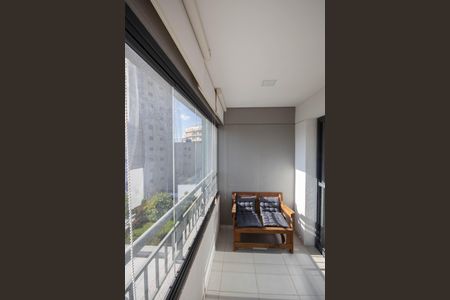 Studio à venda com 26m², 1 quarto e sem vagaVaranda