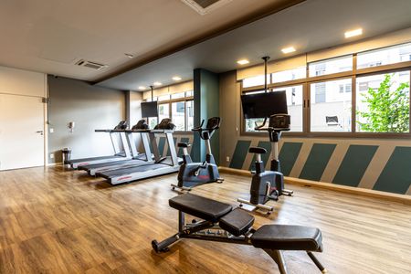 Studio à venda com 25m², 1 quarto e sem vaga Studio à venda com 25m², 1 quarto e sem vagaÁrea comum - Academia