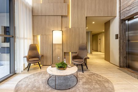 Studio à venda com 25m², 1 quarto e sem vaga Studio à venda com 25m², 1 quarto e sem vagaHall