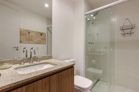 Studio à venda com 25m², 1 quarto e sem vaga Studio à venda com 25m², 1 quarto e sem vagaBanheiro do Studio