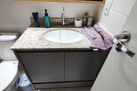 Apartamento à venda com 52m², 2 quartos e 1 vaga Apartamento à venda com 52m², 2 quartos e 1 vagaBanheiro social