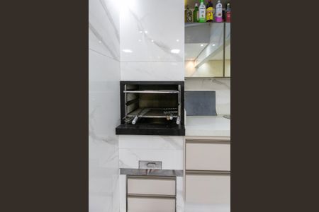 Casa de condomínio à venda com 90m², 2 quartos e 1 vagaCozinha - Churrasqueira