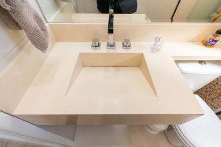 Apartamento à venda com 56m², 2 quartos e 1 vagaBanheiro Social