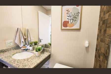 Apartamento à venda com 76m², 2 quartos e 2 vagas Apartamento à venda com 76m², 2 quartos e 2 vagasBanheiro Social