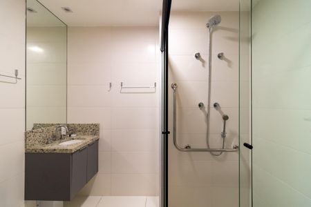 Studio para alugar com 24m², 1 quarto e sem vaga Studio para alugar com 24m², 1 quarto e sem vagaBanheiro Social