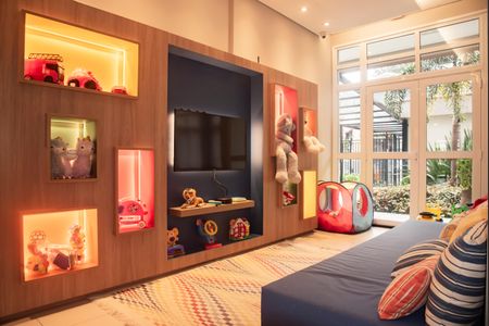 Apartamento à venda com 65m², 1 quarto e 2 vagasÁrea comum - Brinquedoteca