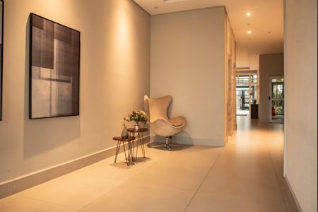 Apartamento à venda com 65m², 1 quarto e 2 vagasHall social