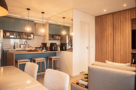 Apartamento à venda com 65m², 1 quarto e 2 vagasSala