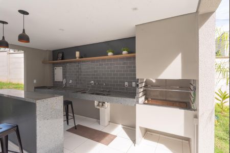 Apartamento à venda com 43m², 2 quartos e 1 vagaÁrea gourmet