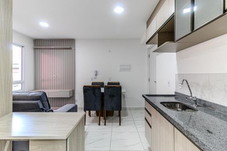 Studio para alugar com 32m², 1 quarto e sem vaga Studio para alugar com 32m², 1 quarto e sem vagaCozinha