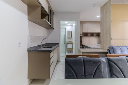 Studio para alugar com 32m², 1 quarto e sem vaga Studio para alugar com 32m², 1 quarto e sem vagaCozinha