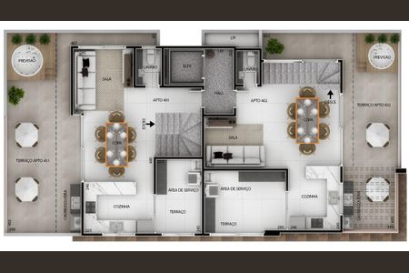 Apartamento à venda com 161m², 4 quartos e 4 vagas