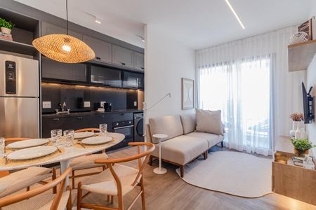 Sala de apartamento para alugar com 1 quarto, 37m² em Jardins, São Paulo