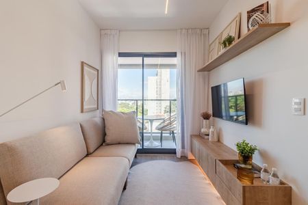 Sala de apartamento para alugar com 1 quarto, 37m² em Jardins, São Paulo