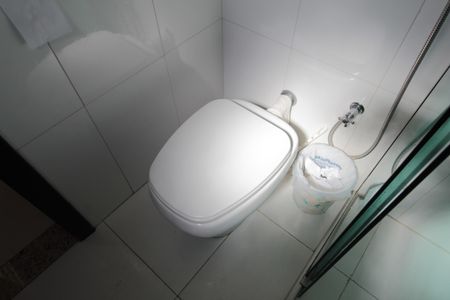 Casa para alugar com 447m², 5 quartos e 3 vagasCasa 1 | Banheiro da Suite 1