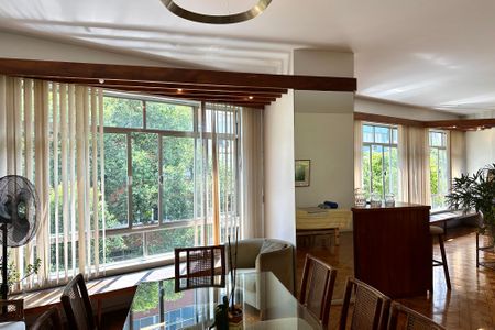 Sala jantar de apartamento à venda com 4 quartos, 210m² em Copacabana, Rio de Janeiro