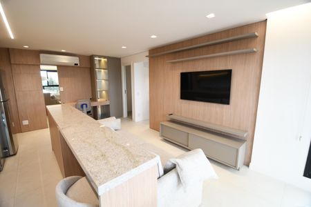 Apartamento para alugar com 48m², 1 quarto e 2 vagasSala