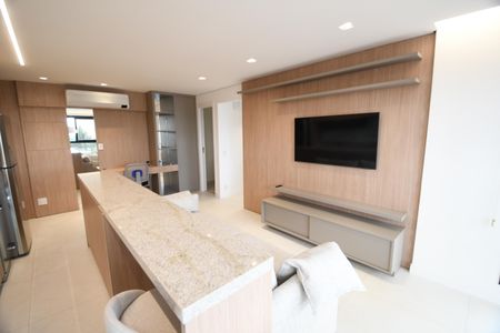 Apartamento para alugar com 48m², 1 quarto e 2 vagasSala