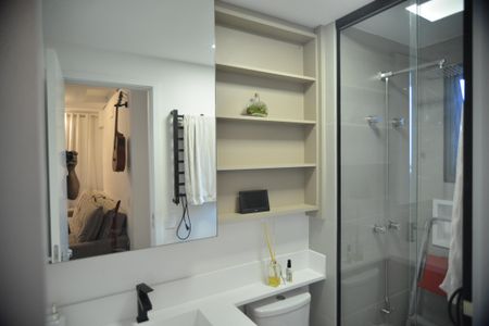 Apartamento à venda com 73m², 2 quartos e 2 vagasBanheiro Social