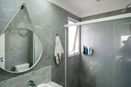 Apartamento à venda com 97m², 3 quartos e 2 vagasBanheiro da suíte