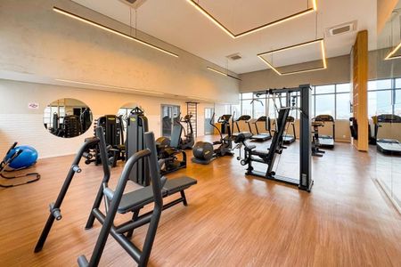 Studio à venda com 27m², 0 quarto e sem vaga Studio à venda com 27m², 0 quarto e sem vagaÁrea comum - Academia