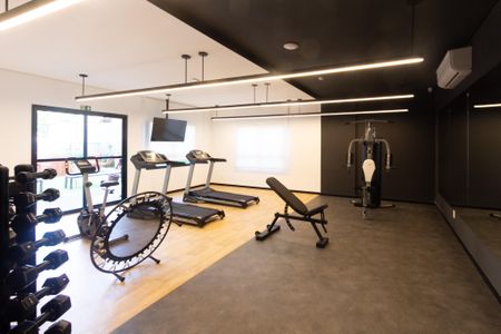 Apartamento à venda com 28m², 1 quarto e sem vaga Apartamento à venda com 28m², 1 quarto e sem vagaÁrea comum - Academia