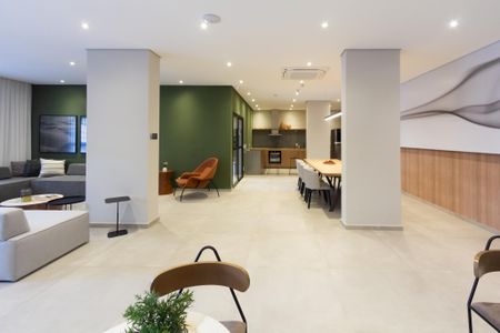 Apartamento à venda com 28m², 1 quarto e sem vaga Apartamento à venda com 28m², 1 quarto e sem vagaÁrea comum - Salão de festas