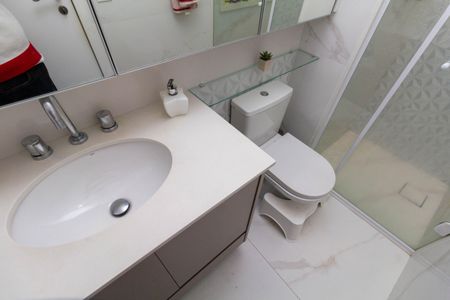 Apartamento à venda com 50m², 2 quartos e 2 vagas Apartamento à venda com 50m², 2 quartos e 2 vagasBanheiro 1