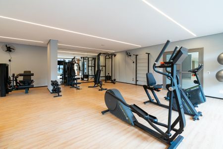 Apartamento à venda com 28m², 1 quarto e sem vaga Apartamento à venda com 28m², 1 quarto e sem vagaÁrea comum - Academia