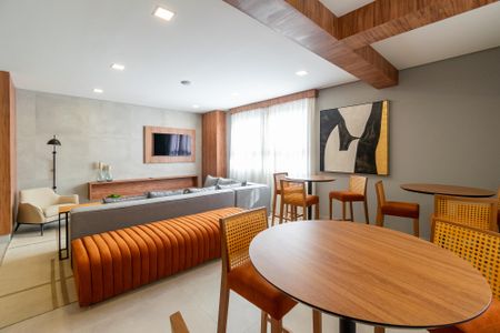 Apartamento à venda com 28m², 1 quarto e sem vaga Apartamento à venda com 28m², 1 quarto e sem vagaÁrea comum - Salão de festas