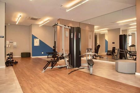 Apartamento à venda com 47m², 1 quarto e 1 vaga Apartamento à venda com 47m², 1 quarto e 1 vagaÁrea comum - Academia
