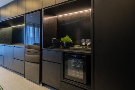 Studio para alugar com 53m², 1 quarto e 1 vaga Studio para alugar com 53m², 1 quarto e 1 vagaCozinha