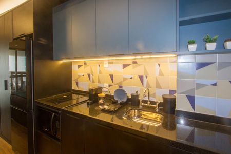 Studio para alugar com 30m², 1 quarto e sem vaga Studio para alugar com 30m², 1 quarto e sem vagaCozinha