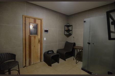 Studio para alugar com 43m², 1 quarto e 1 vaga Studio para alugar com 43m², 1 quarto e 1 vagaÁrea comum - Sauna