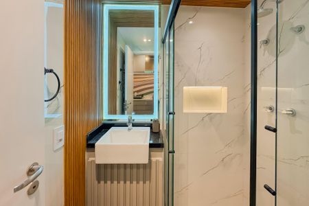 Studio à venda com 23m², 1 quarto e sem vaga Studio à venda com 23m², 1 quarto e sem vagaBanheiro
