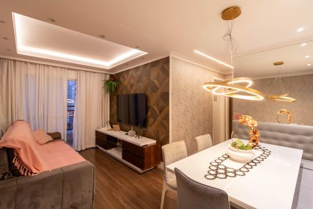 Sala de apartamento para alugar com 2 quartos, 58m² em Jardim Flor da Montanha, Guarulhos