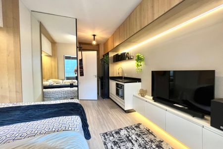 Studio à venda com 25m², 1 quarto e sem vagaSala/Quarto