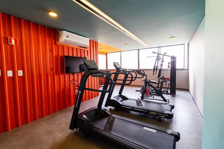 Apartamento à venda com 34m², 1 quarto e sem vaga Apartamento à venda com 34m², 1 quarto e sem vagaÁrea comum - Academia