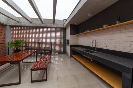 Apartamento à venda com 34m², 1 quarto e sem vaga Apartamento à venda com 34m², 1 quarto e sem vagaÁrea comum - Churrasqueira