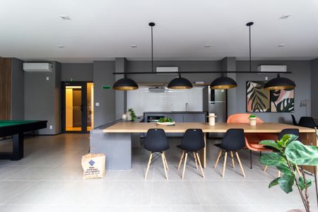 Apartamento à venda com 34m², 1 quarto e sem vaga Apartamento à venda com 34m², 1 quarto e sem vagaÁrea comum - Salão de Festas