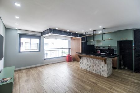 Sala  de apartamento para alugar com 2 quartos, 69m² em Alphaville, Barueri