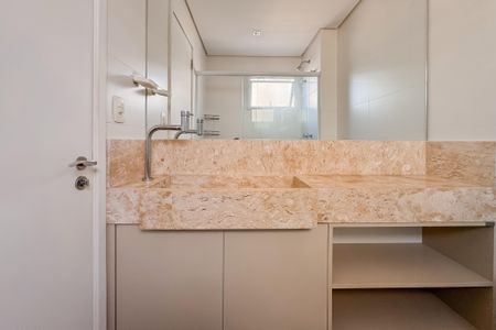 Studio para alugar com 45m², 1 quarto e 1 vaga Studio para alugar com 45m², 1 quarto e 1 vagaBanheiro