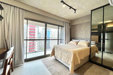 Sala/Quarto de kitnet/studio para alugar com 1 quarto, 29m² em Vila Clementino, São Paulo