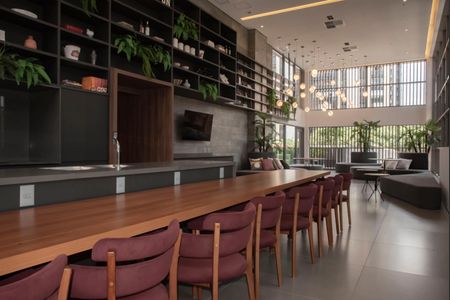 Studio para alugar com 29m², 1 quarto e sem vagaÁrea comum - Salão de festas