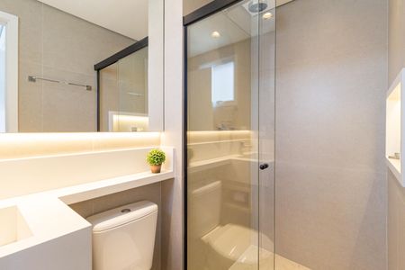 Apartamento à venda com 95m², 2 quartos e 2 vagasBanheiro da suíte 1