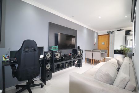 Sala de apartamento à venda com 2 quartos, 100m² em Jardim Ana Maria, Santo André