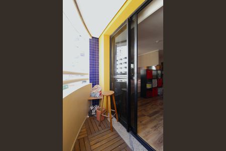 Studio à venda com 35m², 1 quarto e 1 vagaVaranda