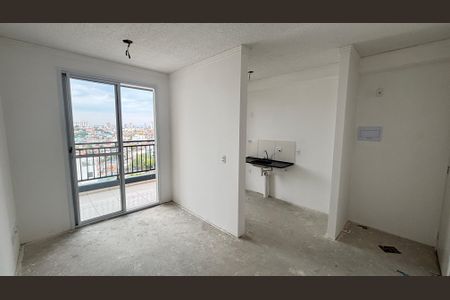 Sala  de apartamento para alugar com 2 quartos, 42m² em Santa Maria, Santo André