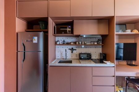 Studio à venda com 27m², 1 quarto e sem vaga Studio à venda com 27m², 1 quarto e sem vagaCozinha